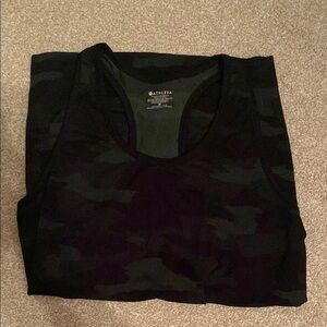 Athleta Women's Black Camo Top